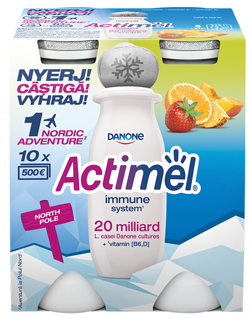 Actimel+ Áfonya-feketeszeder 4 x 100g