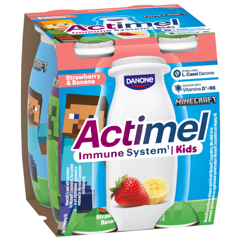 Actimel Kids jahoda-banán